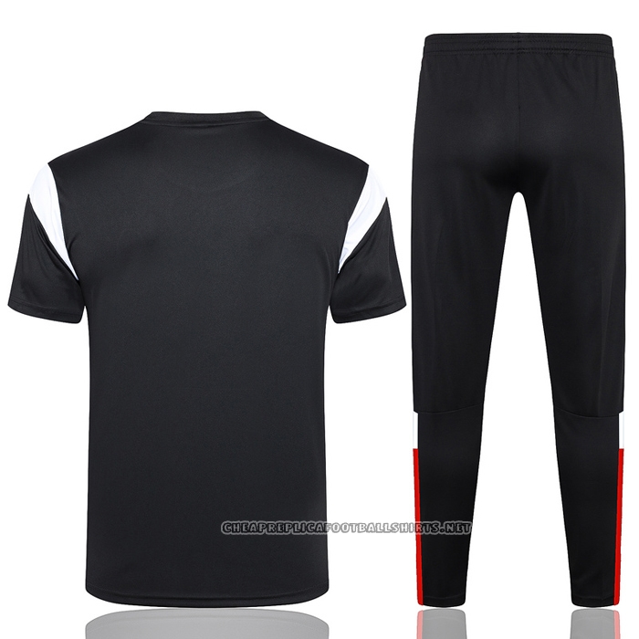 Tracksuit AC Milan 2023-2024 Short Sleeve Black